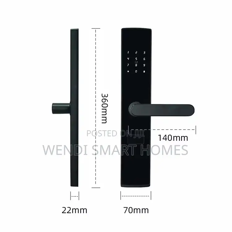 High Security Smart Door Lock With App Control Fingerprint Password