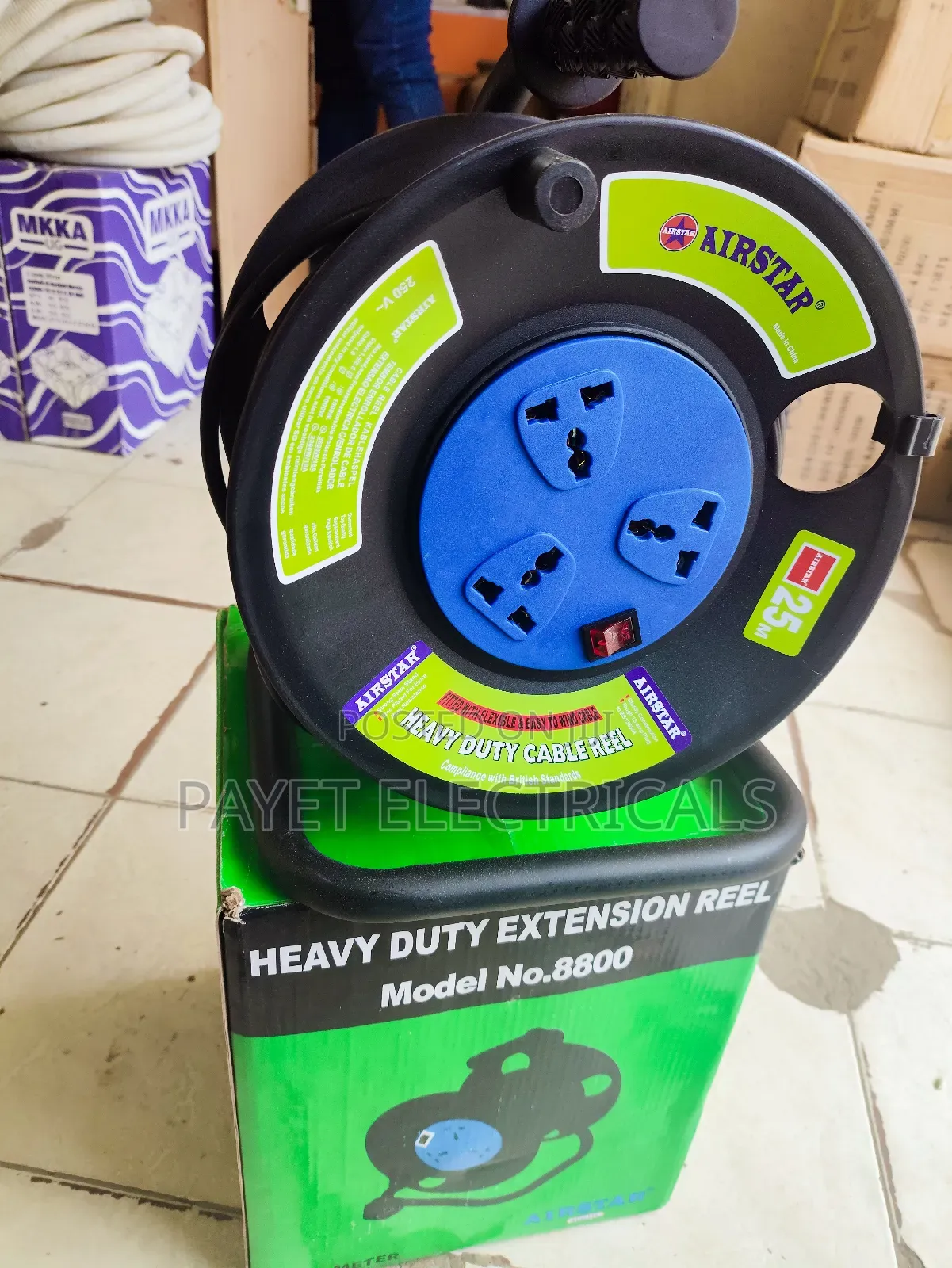 Edon Heavy Duty Extension Reel 25meters