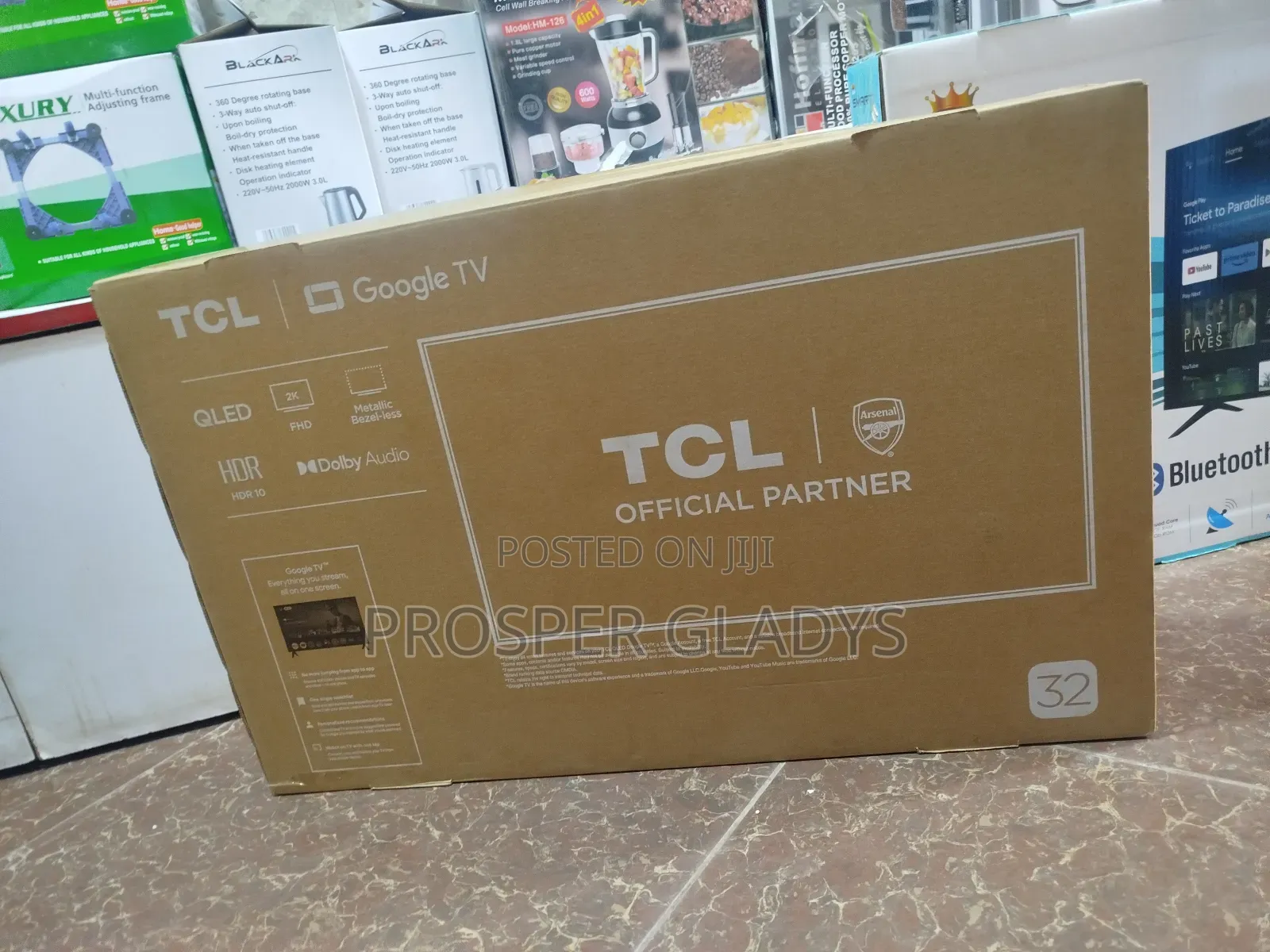 32 TCL Smart Android Digital Flat Screen Flameless.
