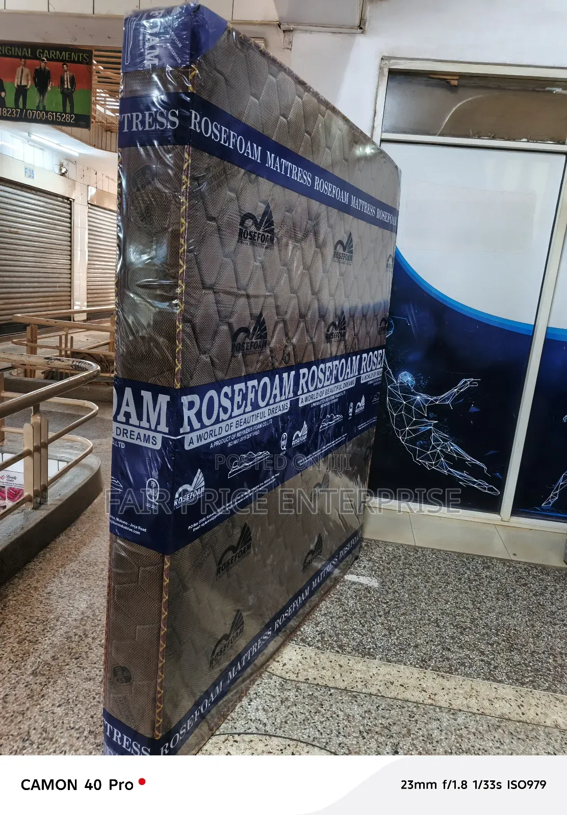 Rosefoam Mattress 5x6 By6 Inches High Density