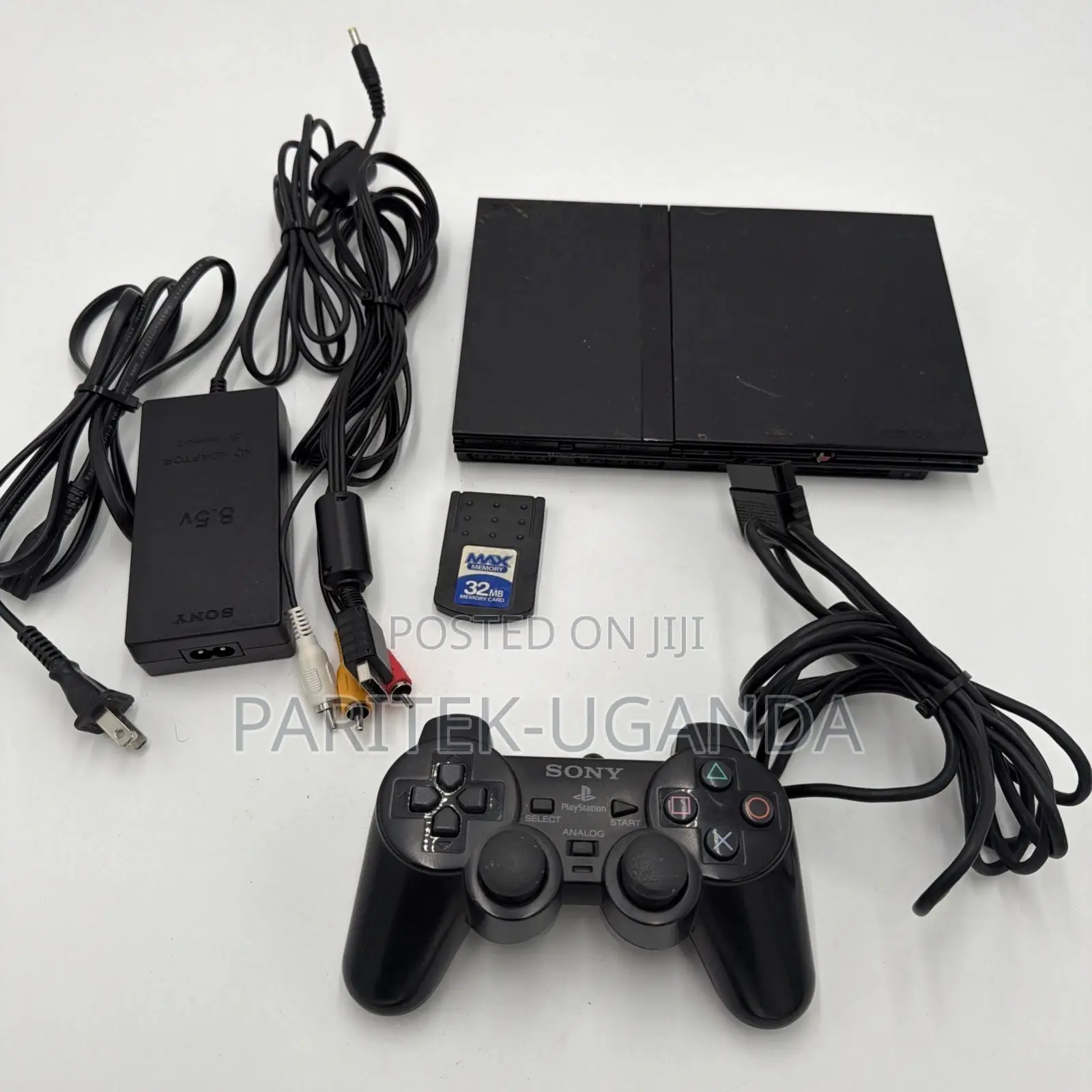 Sony Playstation 2 Ps2 Slim Console SCPH-70012 Complete W/Cables Teste