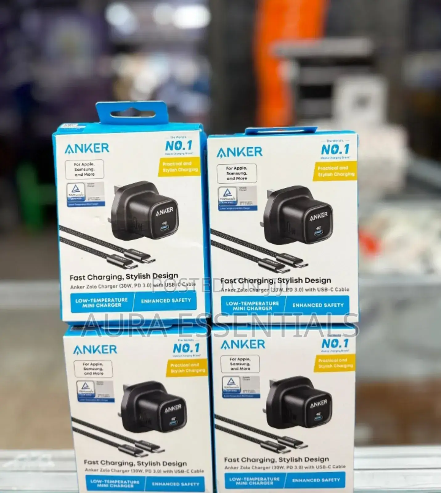 Anker Zolo Charger 30w With Usb -C Cable