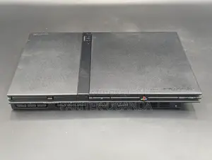 Sony Playstation 2 Ps2 Slim Black Console -W/ 2 Controllers - Memory C