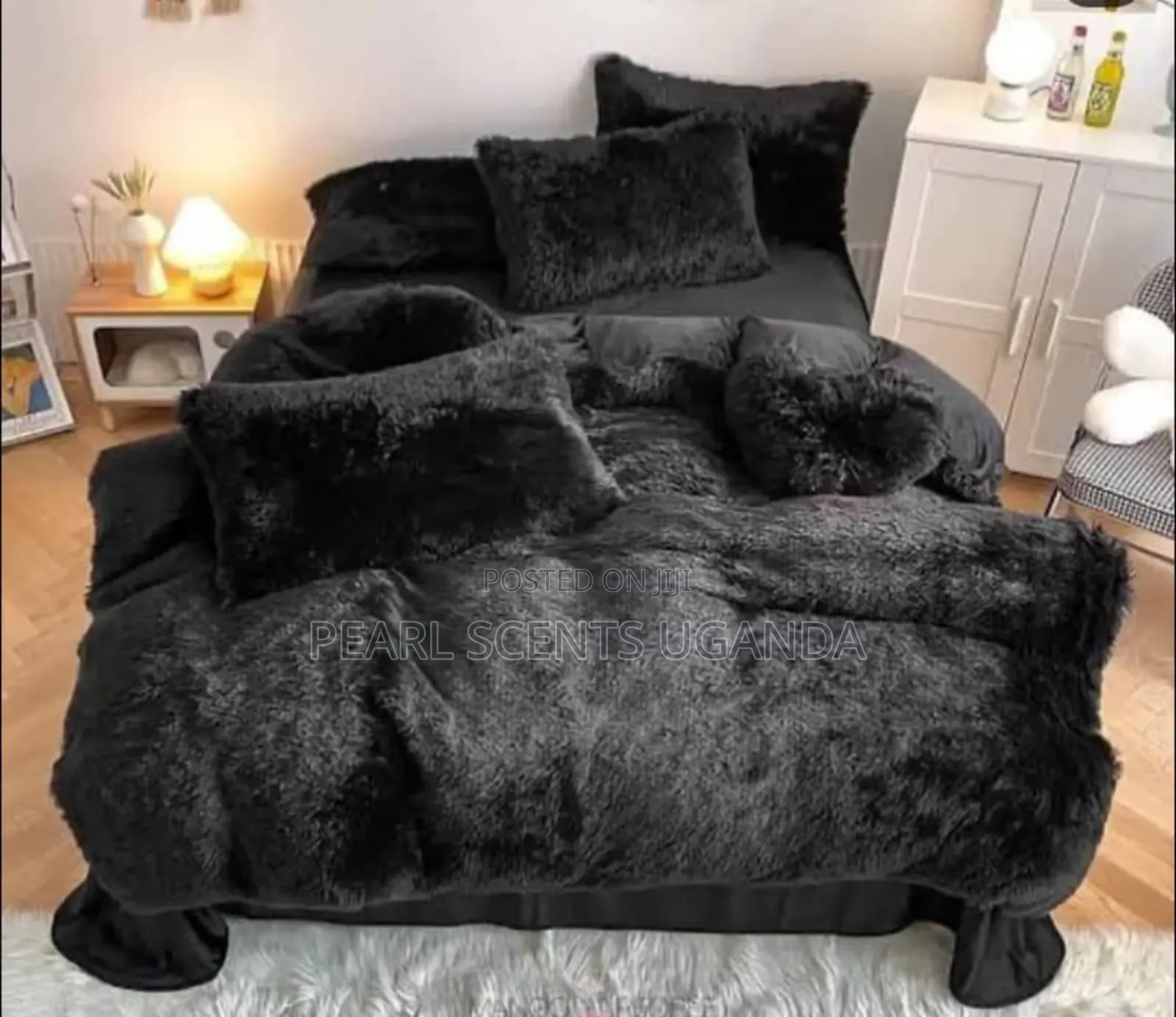 Soft Duvet Cover Set 6pcs Black