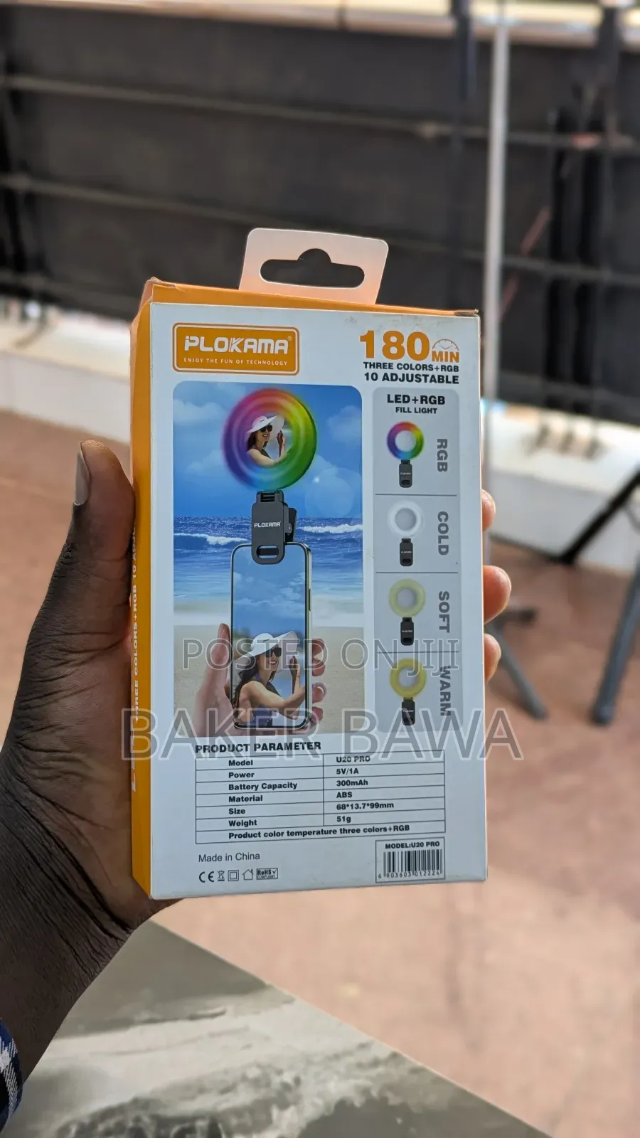 Plokama U20 Pro RGB Led Fill Light.