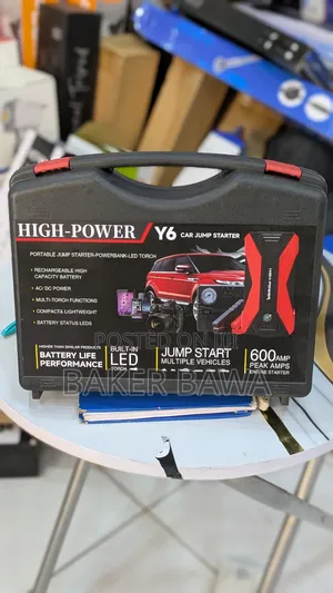 Portable Multi-Function Jump Starter and Air Compressor Kit.