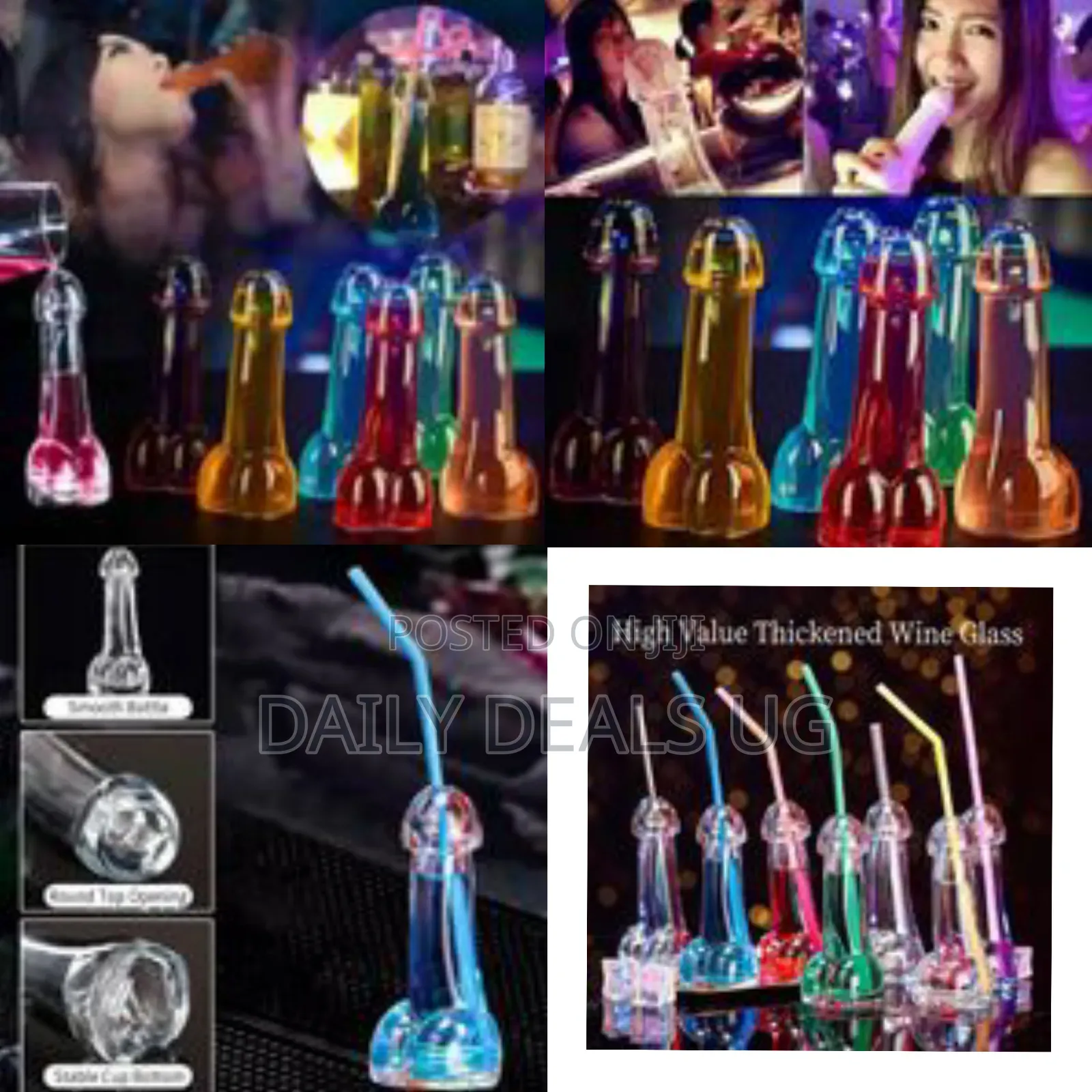 Novelty Shaped Shot Glasses / Drinking Cups - Multicolor
