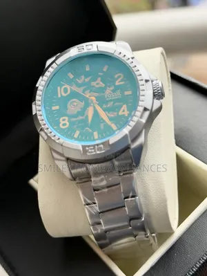 Fossil Men's Automatic Wrist Time Wear Silver Strapped at 20% Discount