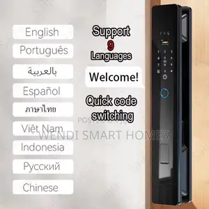 Tuya App 7 in 1 3d Face Recognition Smart Door Lock With Camera