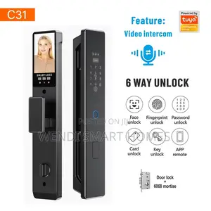 Tuya Smart 3d Face Door Lock Security Camera