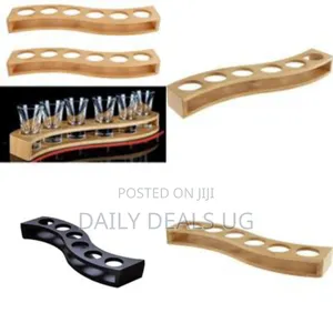 Wavy Wooden Serving Holder / Display Tray - Multicolor