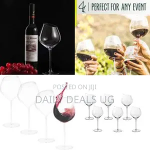 6 Piece Set of Large 'Red Wine' Glasses