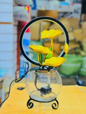 Tabletop Fountains Indoor Lotus Leaf Relaxation Fountains Fish Tank