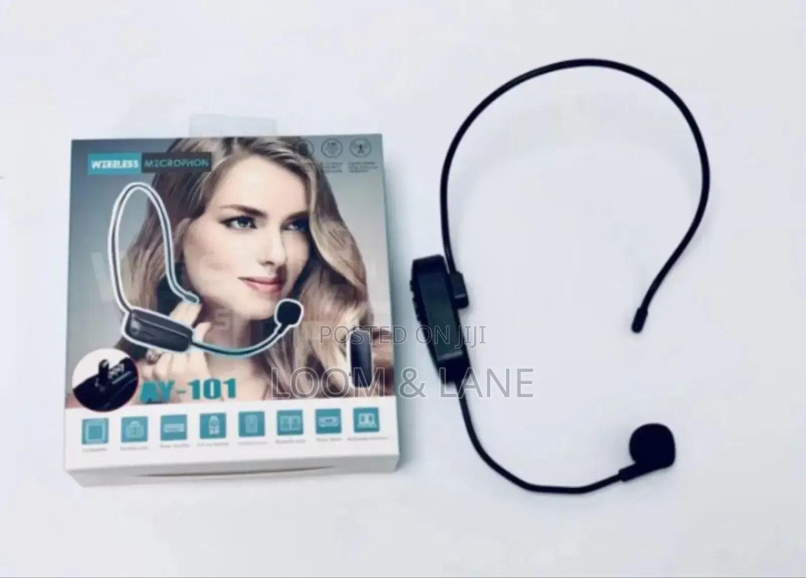 Rechargeable Wireless Headset Microphone