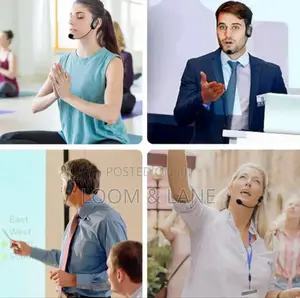Rechargeable Wireless Headset Microphone