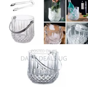 Ice Bucket for Ice Cubes and Drinks