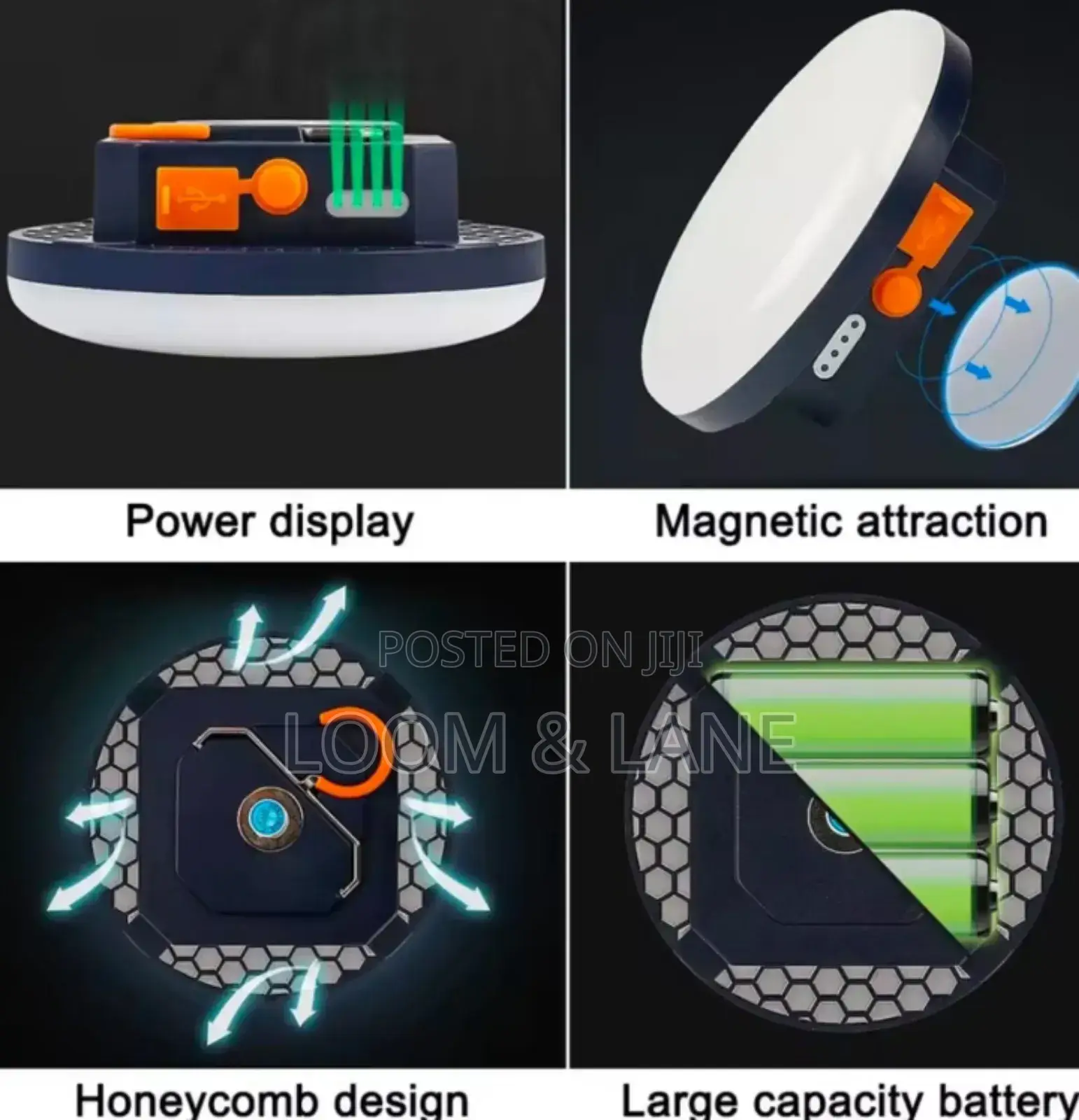 Multfunctional Powerful Rechargeable Camping Lantern