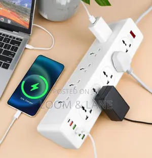 10 Ways Power Socket ,5 Usb-a ,1 Usb C,2m Cable Length