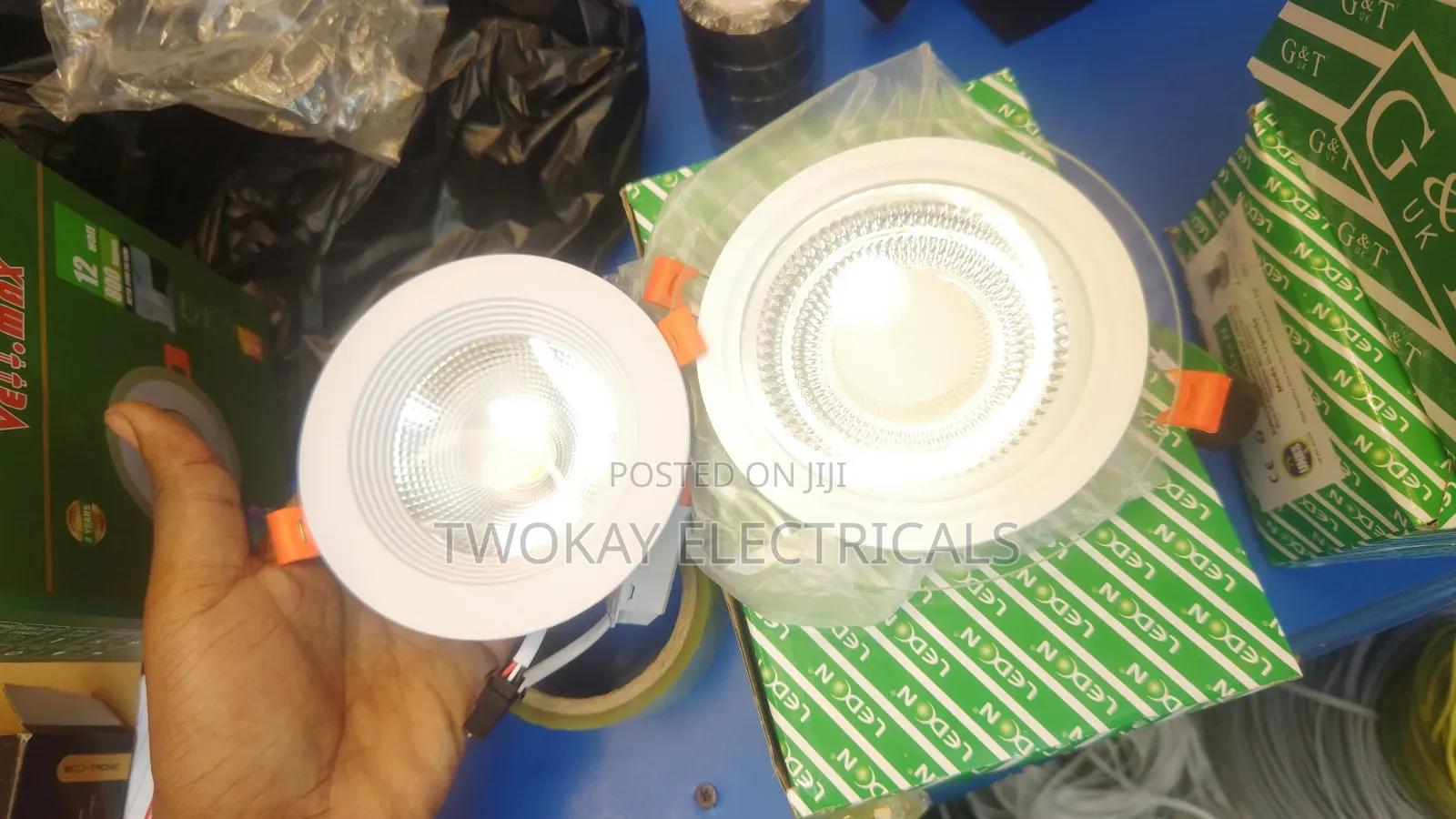 12w Glass Panel Spot Light