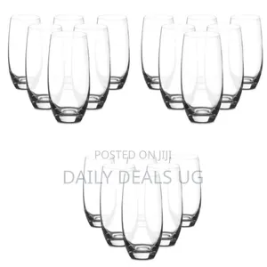 6 Pieces Clear Glasses