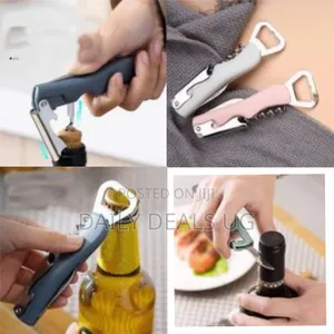 Multi-Functional Pocket Tool With Bottle Opener and Corkscrew