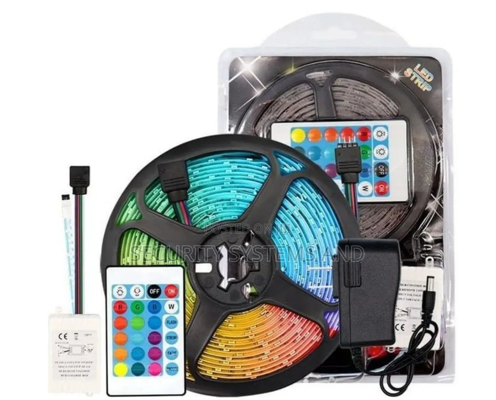 Led Strip Light - Multi Colour 5 Meters Long With Remote