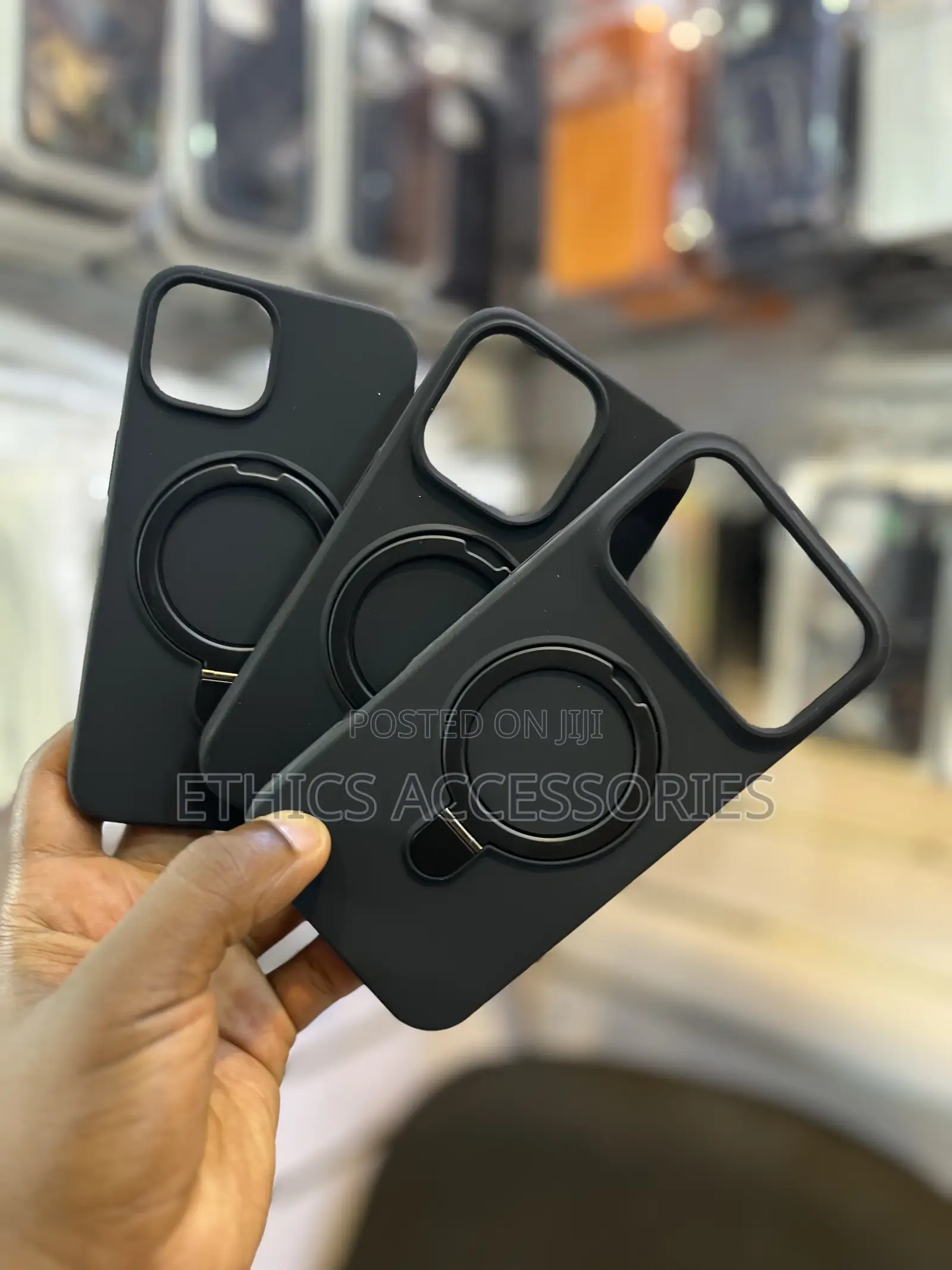 A Built-in Magnetic Ring Holder Case