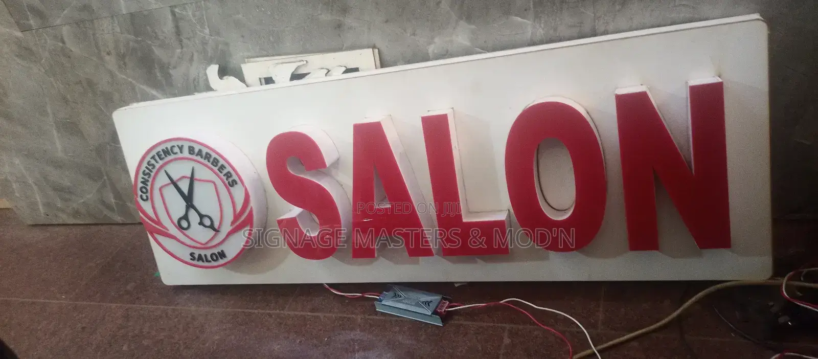 3d Saloon Signage