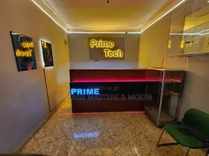 Indoor Back Lit Gold Signage