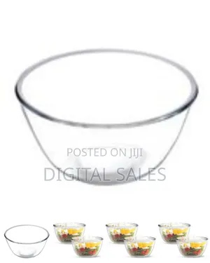 Durable Glass Prep Serving Bowls