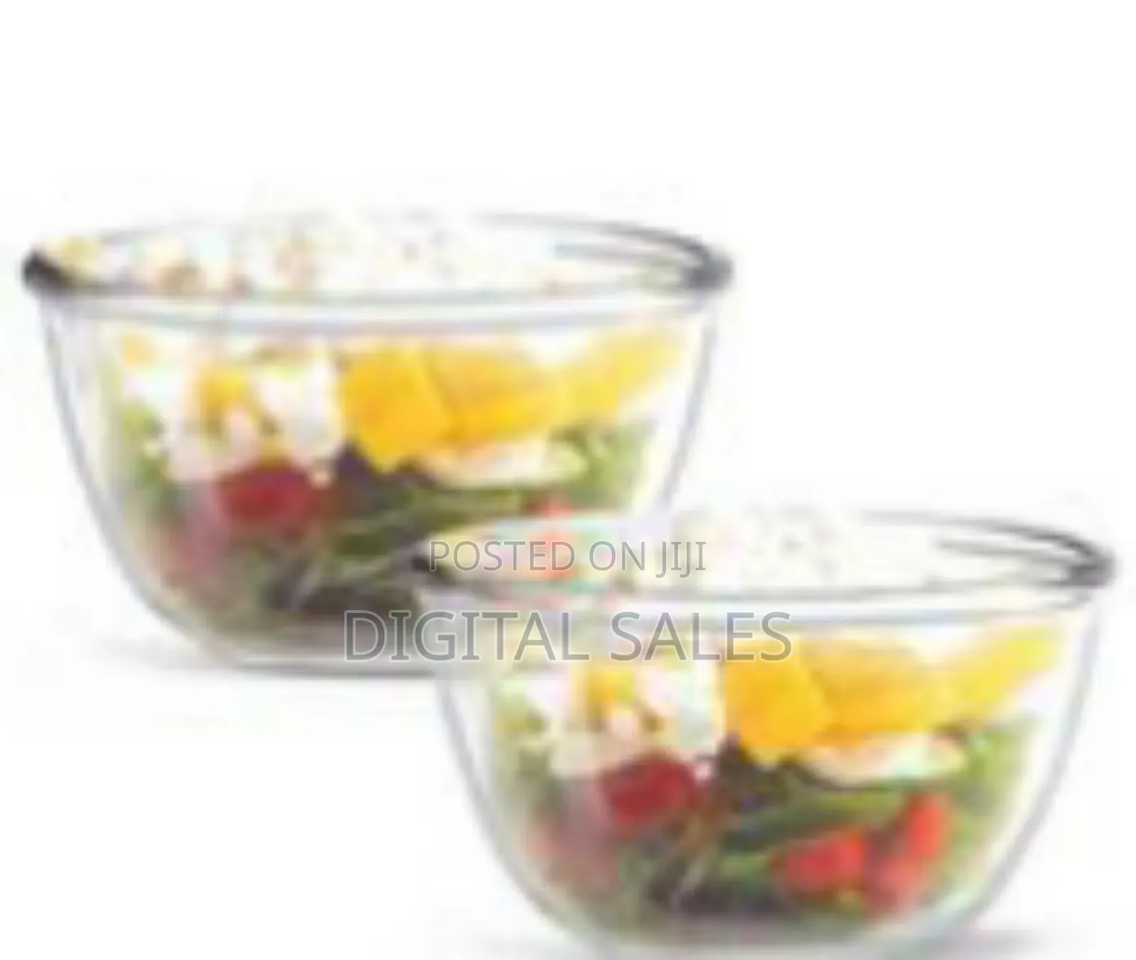 Durable Glass Prep Serving Bowls