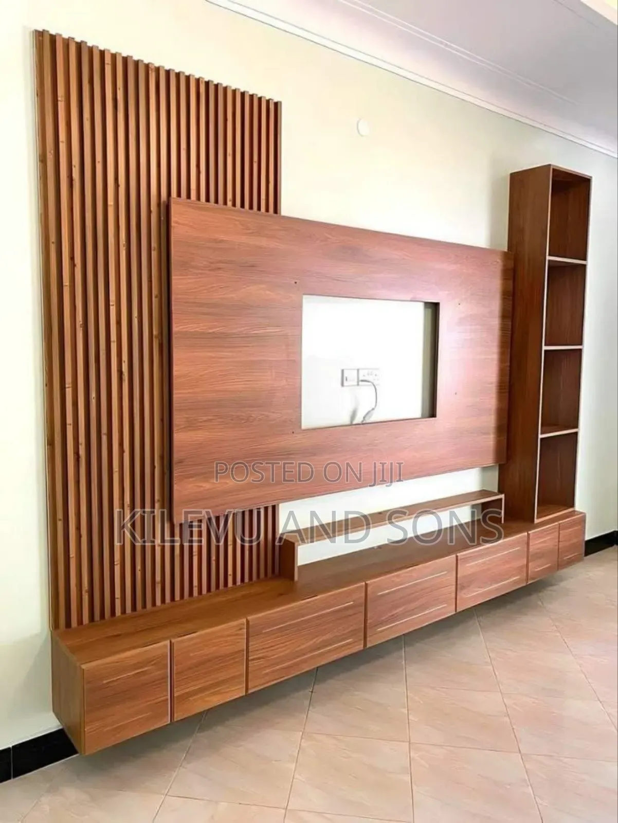 Tv Unit With Hole Mounting