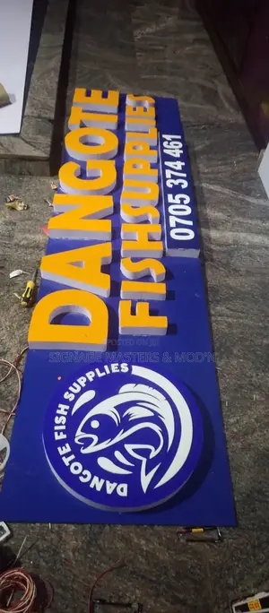 Gold Yellow 3d Signage