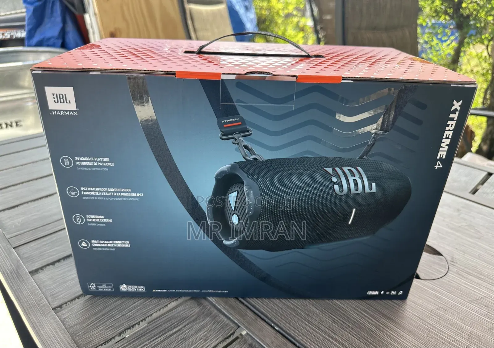 JBL Xtreme 4 Portable Bluetooth Speaker.