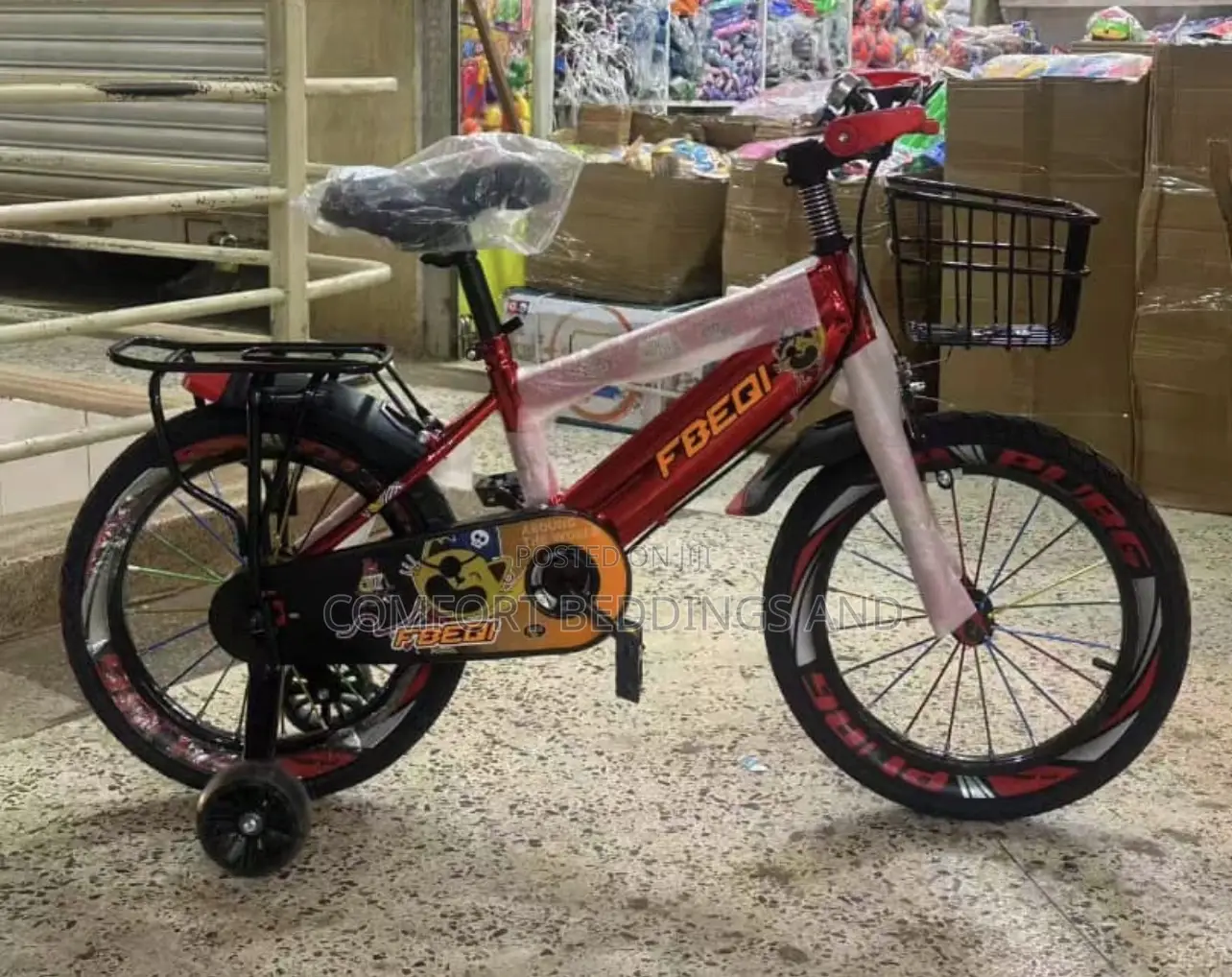 Kids Bicycle Red 5 To 9 Years