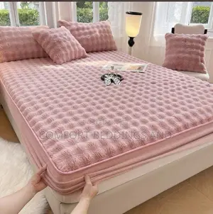 Soft Cotton Mattress Covers Pink
