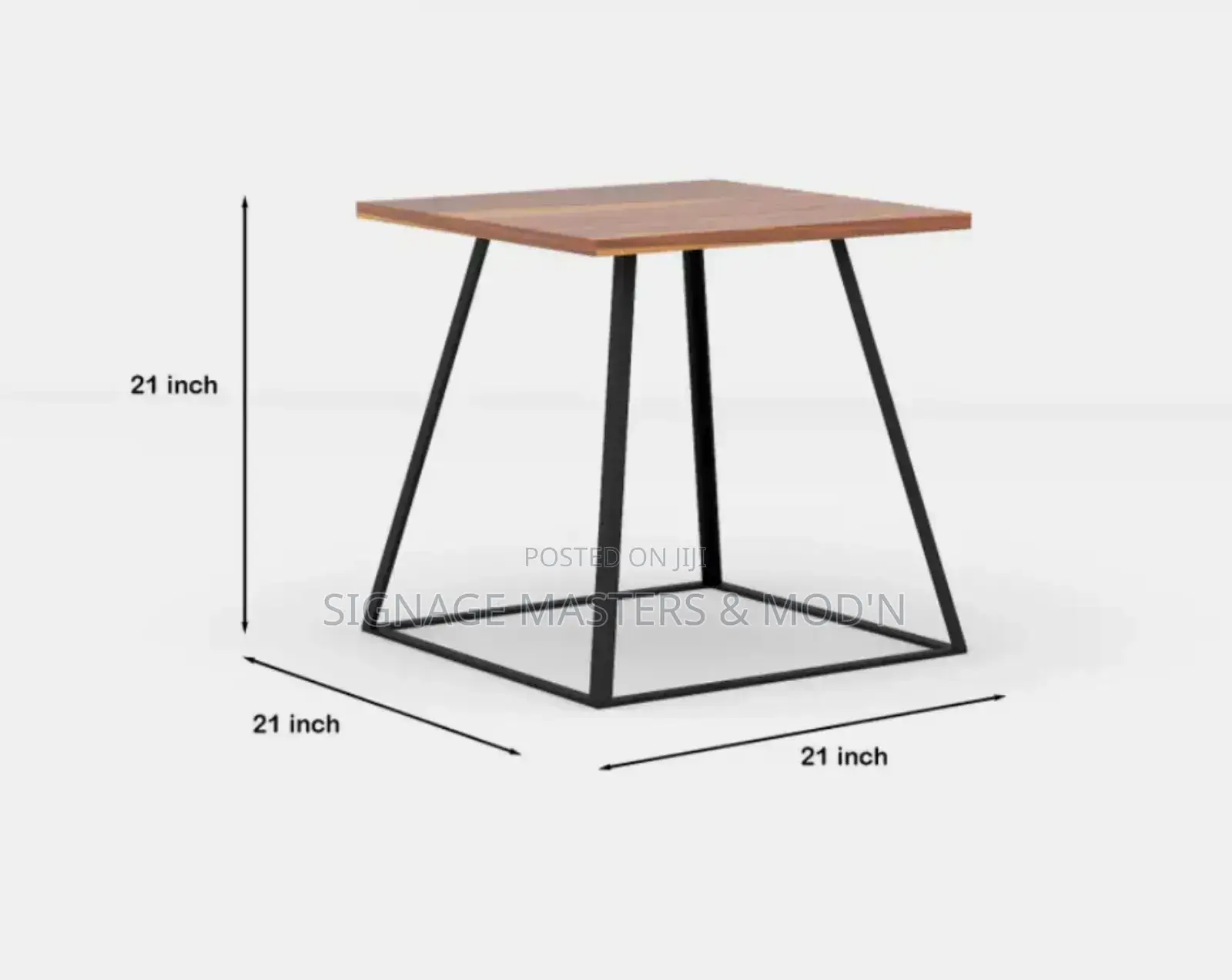 Wood Iron Stool
