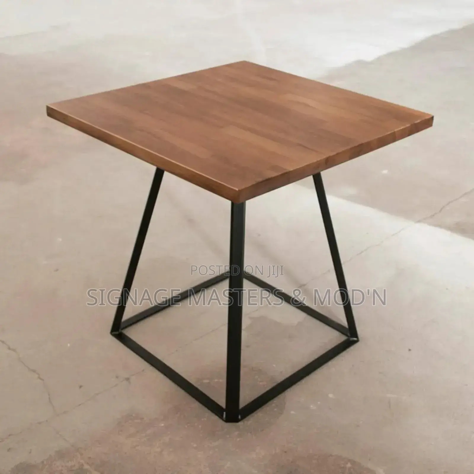 Wood Iron Stool