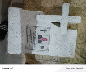 Terrazzo and Marble Headstones