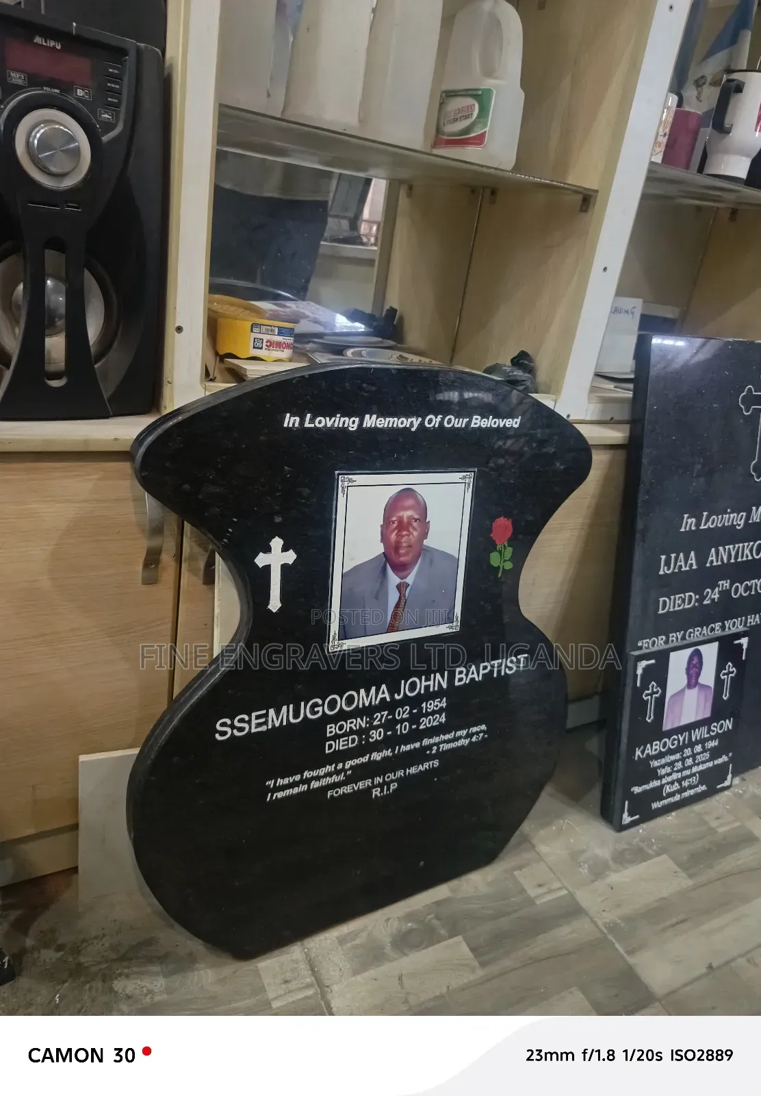 Terrazzo and Marble Headstones