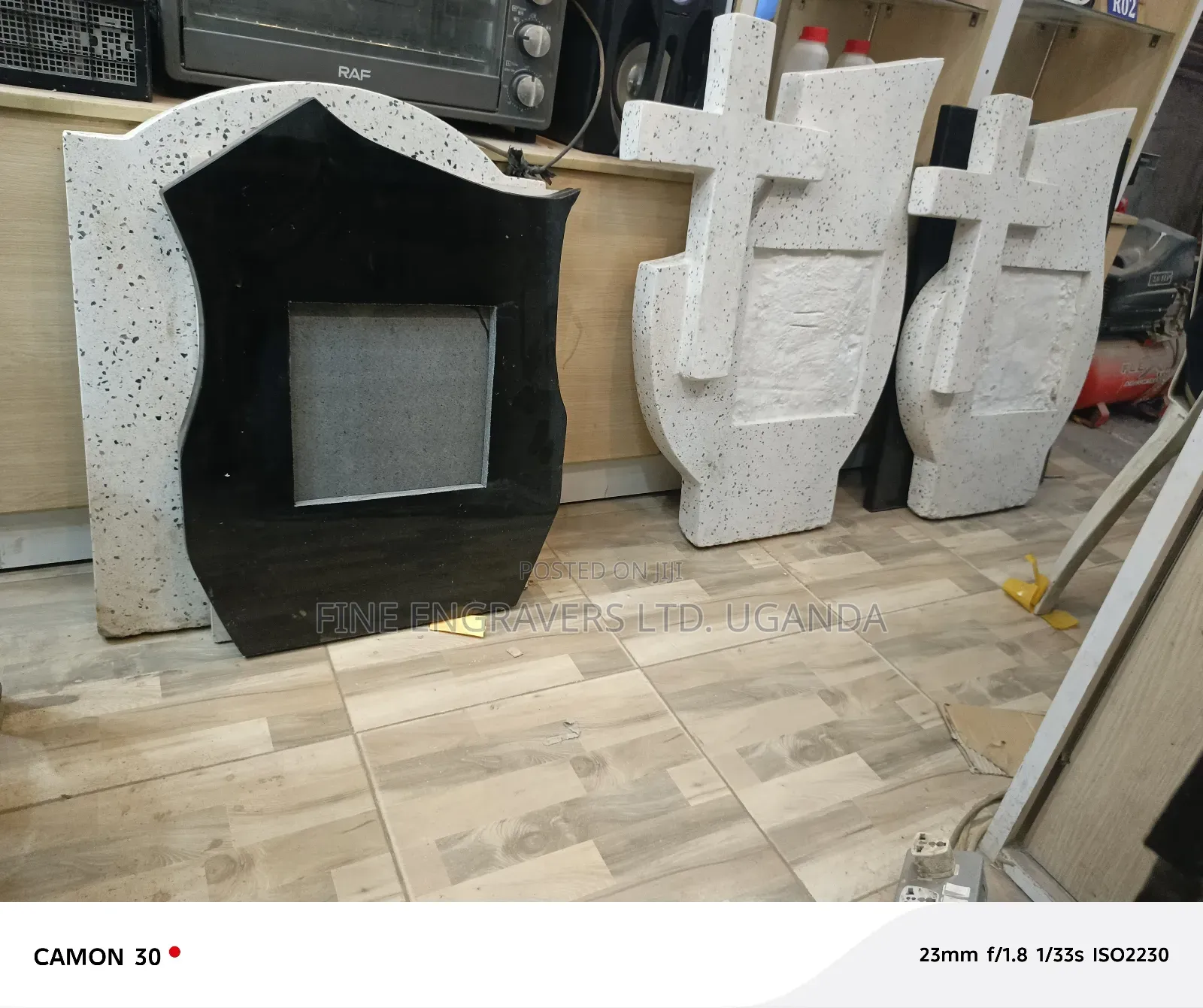 Terrazzo and Marble Headstones