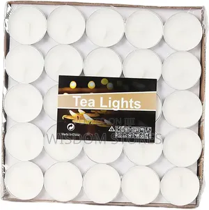 Tealight Candles Unscented White Paraffin Wax