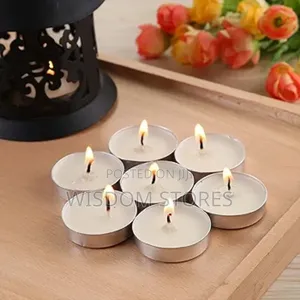 Tealight Candles Unscented White Paraffin Wax