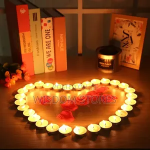 Tealight Candles Unscented White Paraffin Wax