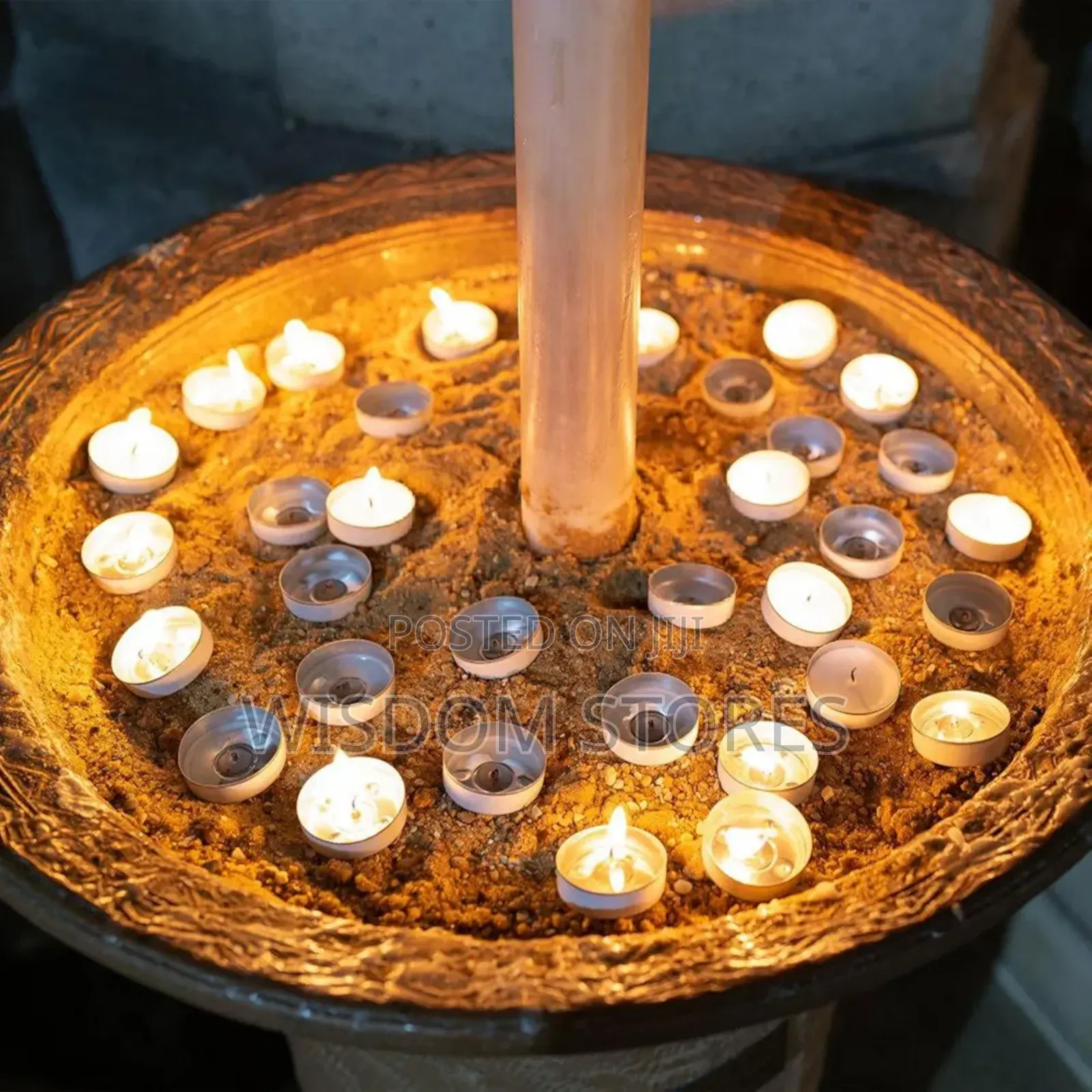 Tealight Candles Unscented White Paraffin Wax
