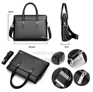 Leather Briefcase Handbag