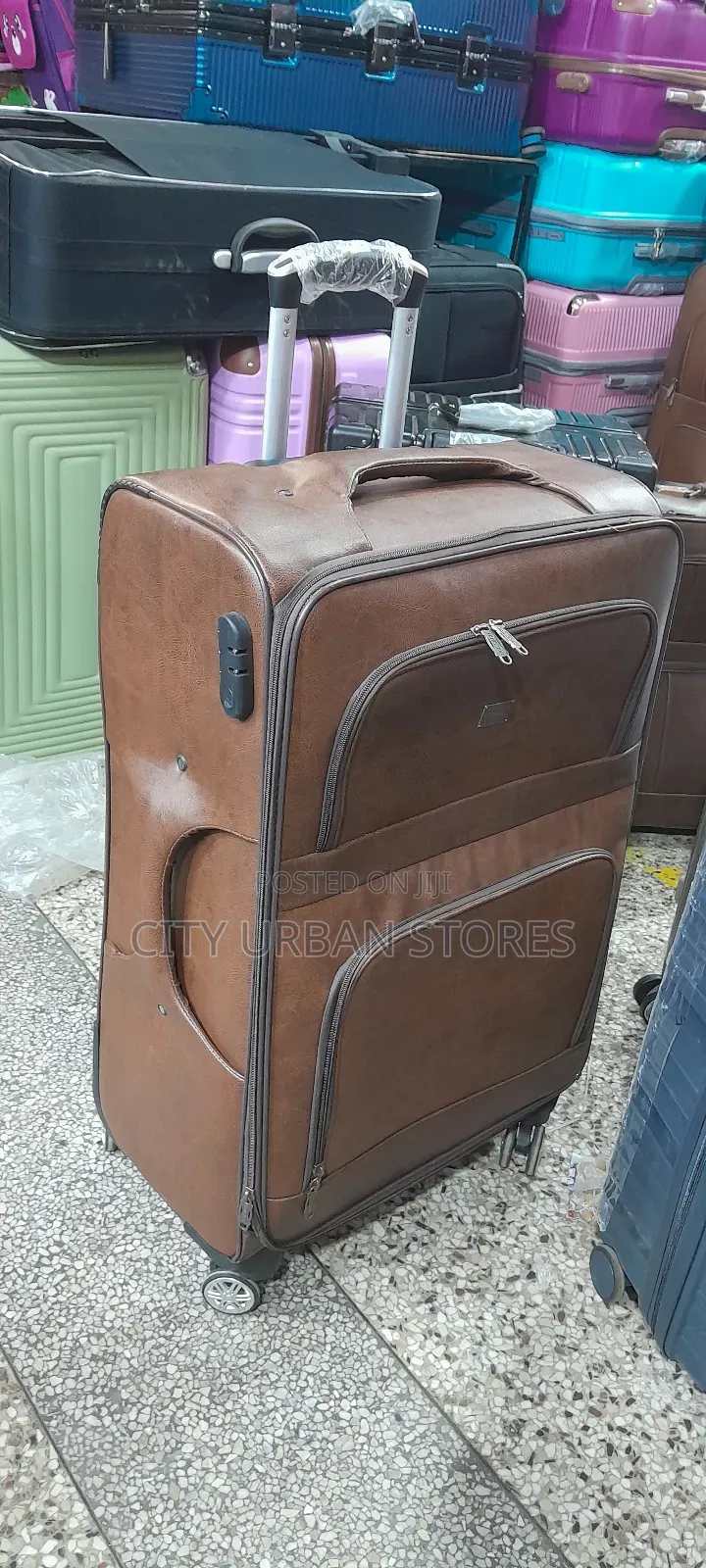 Pure Leather Medium Suitcase