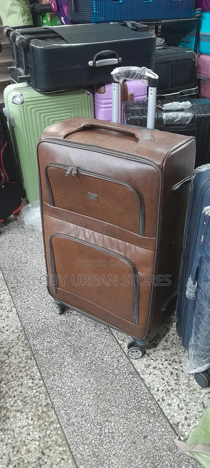 Pure Leather Medium Suitcase