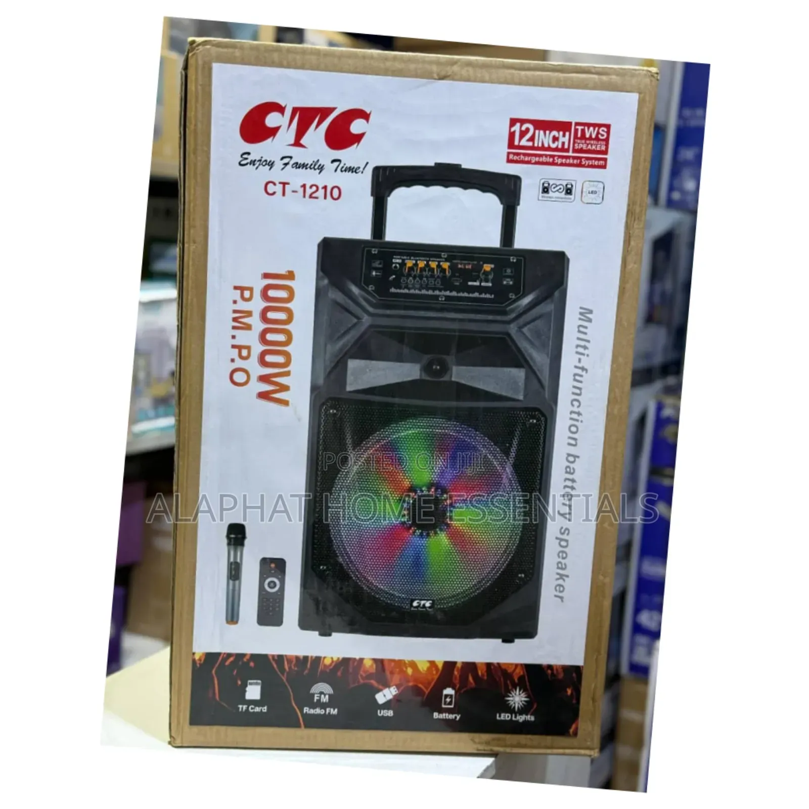 Ctc 12 Inches Speaker With A Microphone