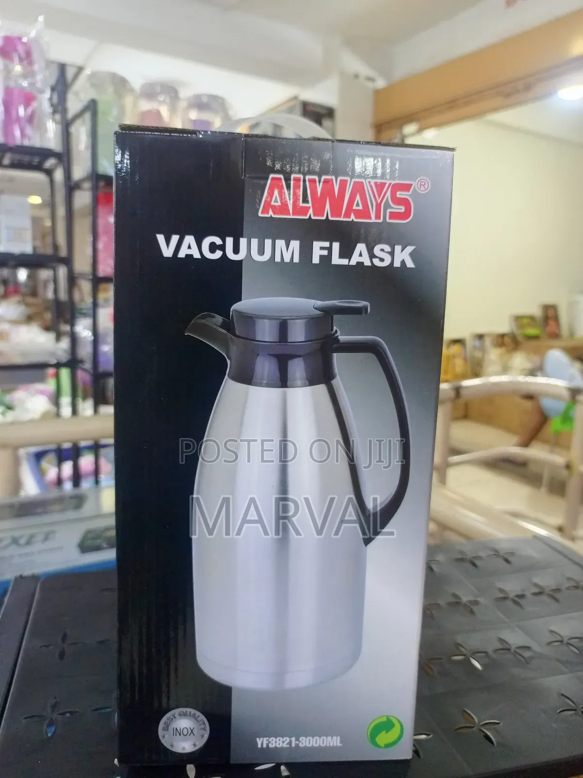 Always Unbreakable 3.0 Liters Vacuum Flask, Model Yf3821-3000ml
